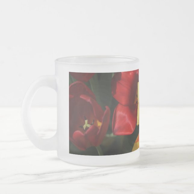 The Rose With In Frosted Glass Coffee Mug (Left)
