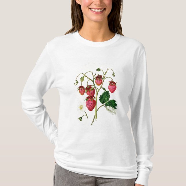 The Roseberry Strawberry, engraved by Watte T-Shirt (Front)