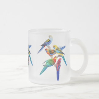 The Rosella Parrots Frosted Mug