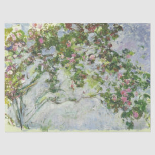 The Roses by Claude Monet Tissue Paper