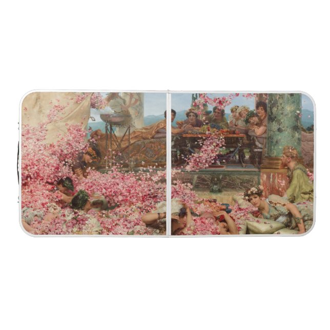 The Roses of Heliogabalus (Ancient Roman Luxury) Beer Pong Table (Top)