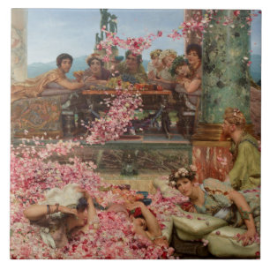 The Roses of Heliogabalus (Ancient Roman Luxury) Ceramic Tile