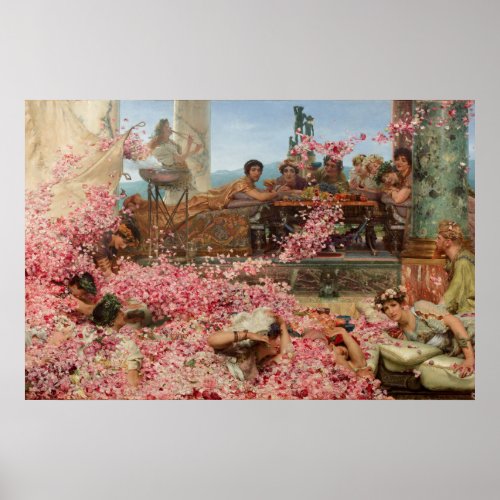 The Roses of Heliogabalus Ancient Roman Luxury Poster