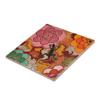 The roses of the desert ceramic tile | Zazzle