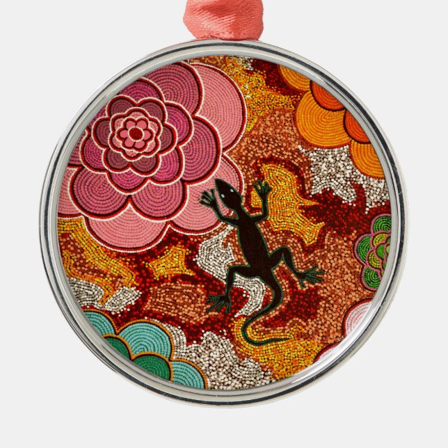 The roses of the desert metal ornament (Front)