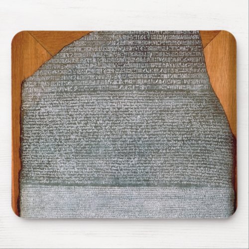 The Rosetta Stone from Fort St Julien Mouse Pad