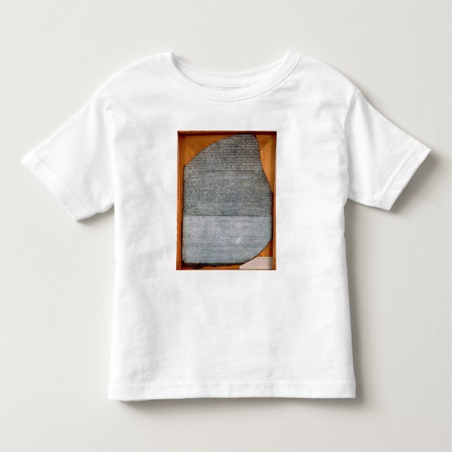 The Rosetta Stone, from Fort St. Julien, Toddler T-shirt (Front)