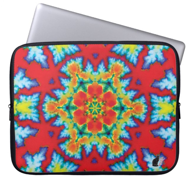 The Rosey Kaleidoscope Laptop Sleeve (Front)