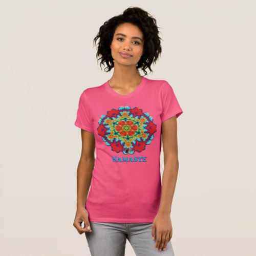 The Rosey Namaste Kaleidoscope T_shirt