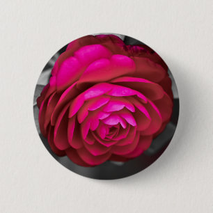 The Rosy Camellia  Button