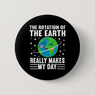 The Rotation Of The Earth Really Makes My Day Eart Button