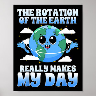 The Rotation Of The Earth Really Makes My Day I Sc Poster