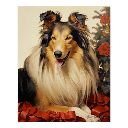 The Rough Collie Dog 003 _ Odessa Leyendecker Poster