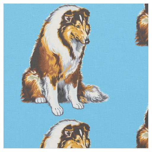 The Rough Collie Fabric