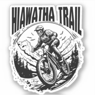 The Route of the Hiawatha - Scenic mountain bike Sticker