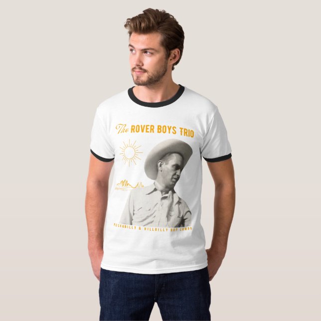 The Rover Boys Trio Cowboy Ringer T-Shirt (Front Full)