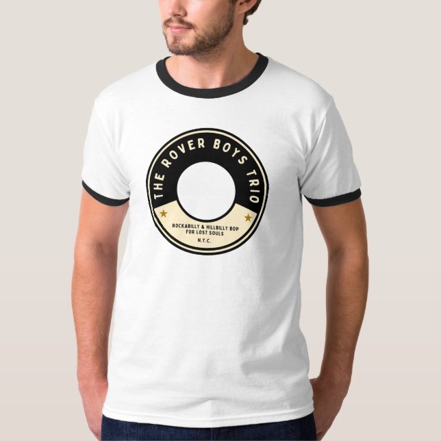 The Rover Boys Trio Record Label Ringer T-Shirt (Front)