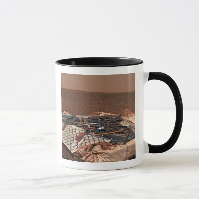 The rover's landing site mug (Right)