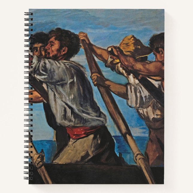 The Rowers (by Hans von Marées) Notebook (Front)