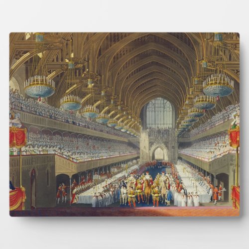 The Royal Banquet First Course from an album cel Plaque