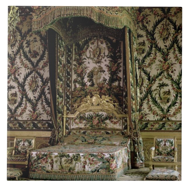 The Royal Bed, probably 18th century (photo) Ceramic Tile (Front)