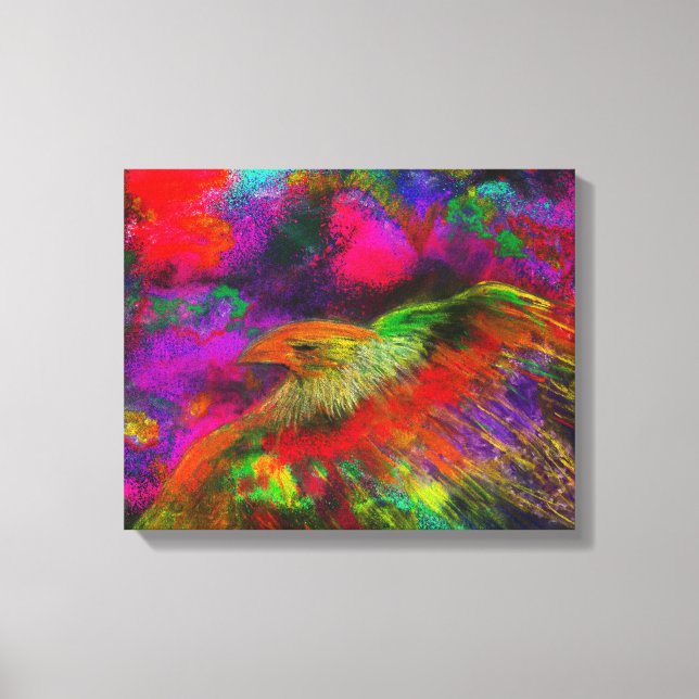 The Royal Bird Fine Art 2 Canvas Print (Front)