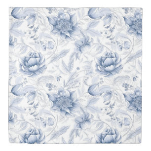 The Royal Blue Porcelain Floral Pattern Vol.1 Thro Duvet Cover
