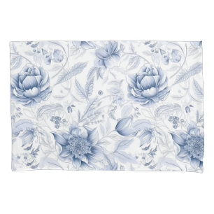 The Royal Blue Porcelain Floral Pattern Vol.1 Thro Pillow Case