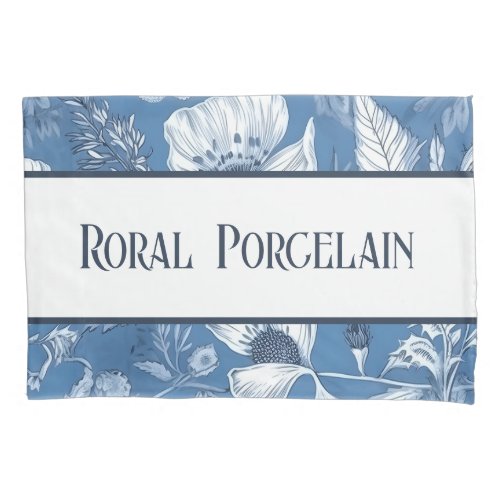 The Royal Blue Porcelain Floral Pattern Vol2 Pillow Case