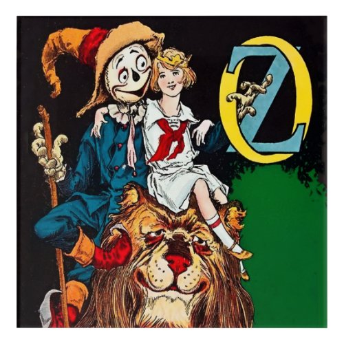 The Royal Book of Oz Cover by John R Neill Acrylic Print