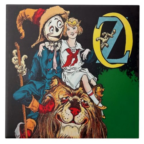 The Royal Book of Oz Cover by John R Neill Ceramic Tile