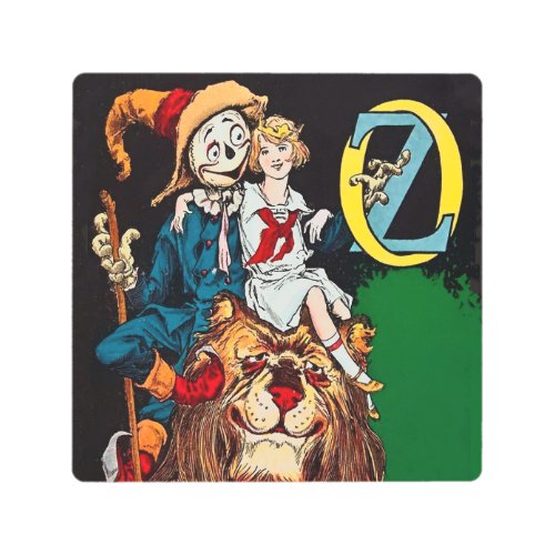 The Royal Book of Oz Cover by John R Neill Metal Print