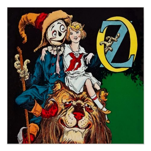 The Royal Book of Oz Cover by John R Neill Poster