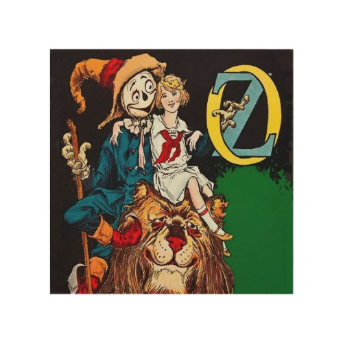 The Royal Book of Oz Cover by John R Neill Wood Wall Art