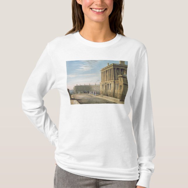 The Royal Crescent, Bath 1820 T-Shirt (Front)