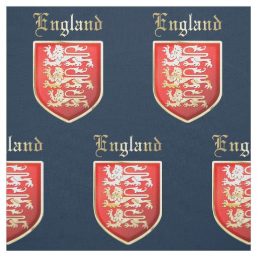 The Royal Crest of King Richard I of England Fabric