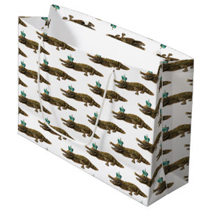 The Royal Croc - Jewel Alligator Large Gift Bag
