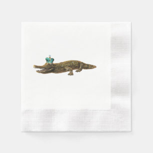 The Royal Croc - Jewel Alligator Napkins