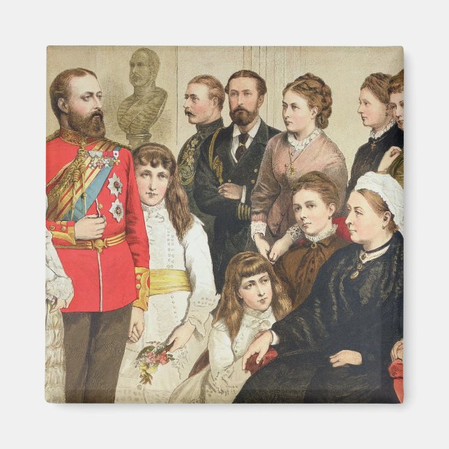 The Royal Family, 1880 Magnet (Front)