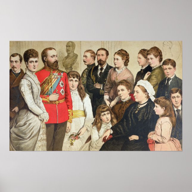 The Royal Family, 1880 Poster (Front)