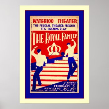 The Royal Family Poster by VintageFactory at Zazzle