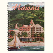 The Royal Hawaiian Hotel Custom Notebook
