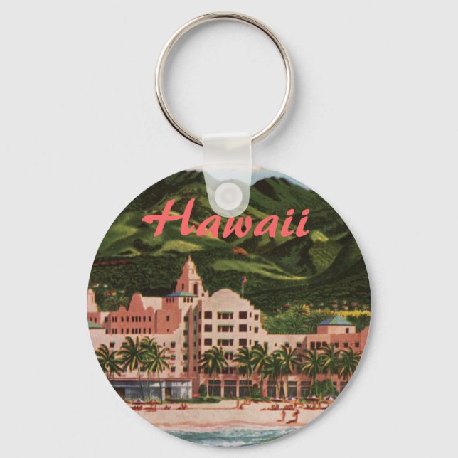 The Royal Hawaiian Hotel Keychain (Front)
