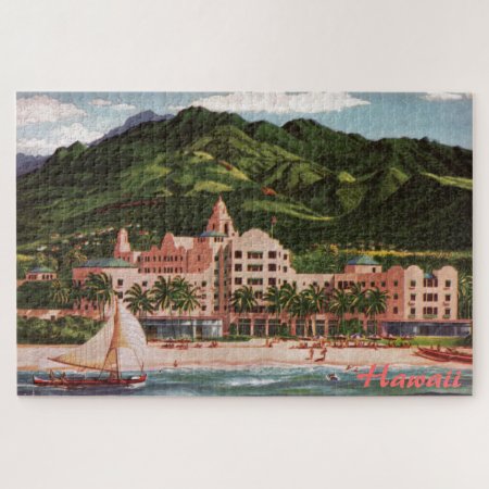 The Royal Hawaiian Hotel Large Puzzle