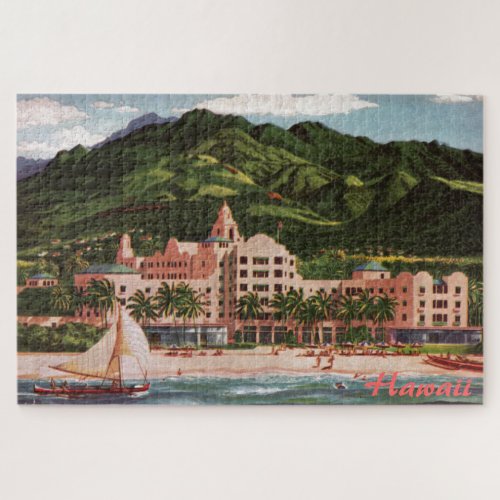 The Royal Hawaiian Hotel Large Puzzle