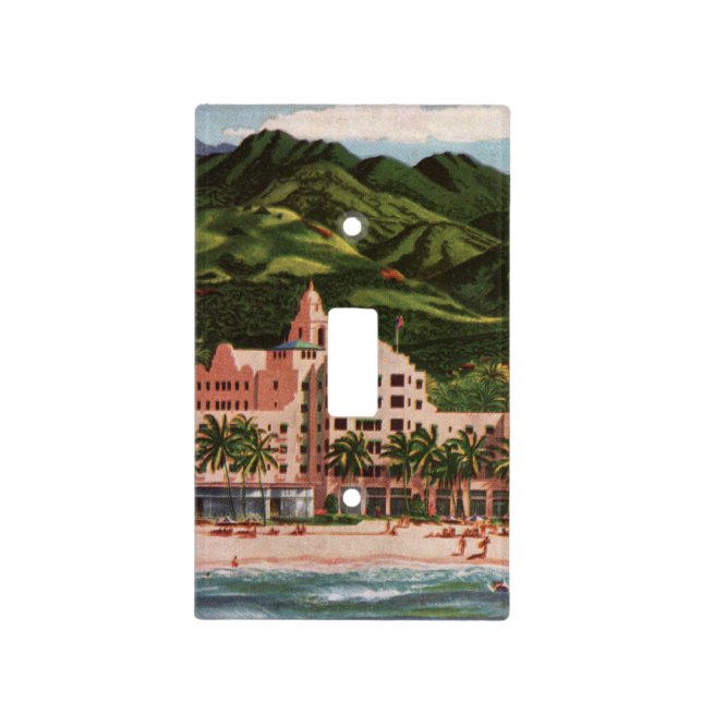 The Royal Hawaiian Hotel Light Switch Cover (Front)