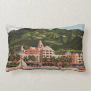 The Royal Hawaiian Hotel Lumbar Pillow