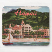 The Royal Hawaiian Hotel Mouse Pad
