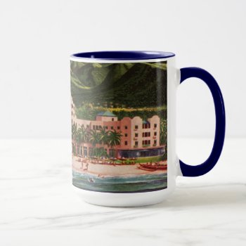 The Royal Hawaiian Hotel Mug by vintageamerican at Zazzle