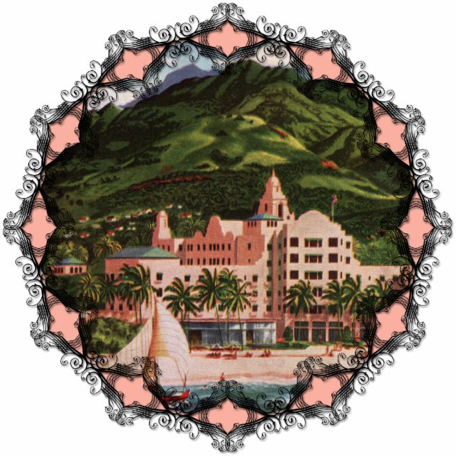 The Royal Hawaiian Hotel Ornament (Front)